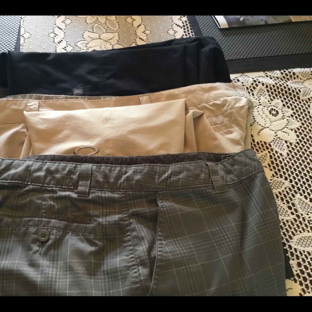 O’Neill, Oakley, Quiksilver shorts -bundle offer